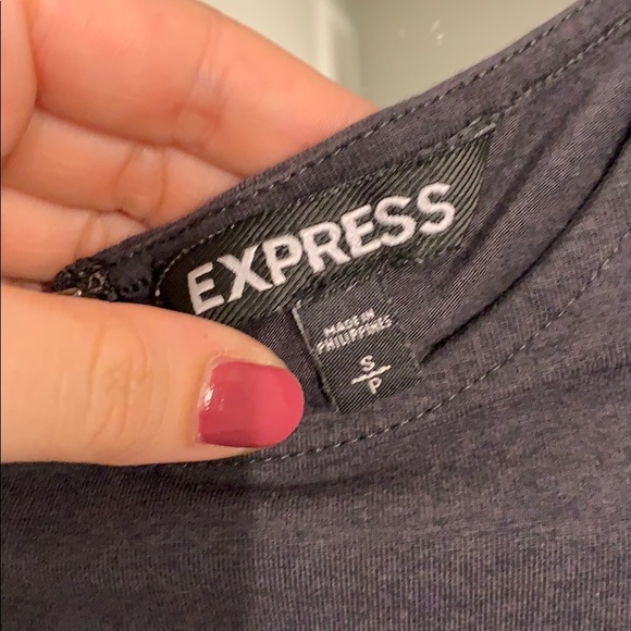 Grey long sleeve dress - Picture 2 of 3